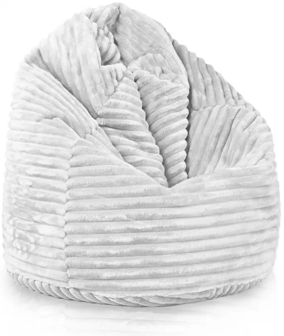 Sedací vak Bag Sako Stripe XXL Farba: Biely