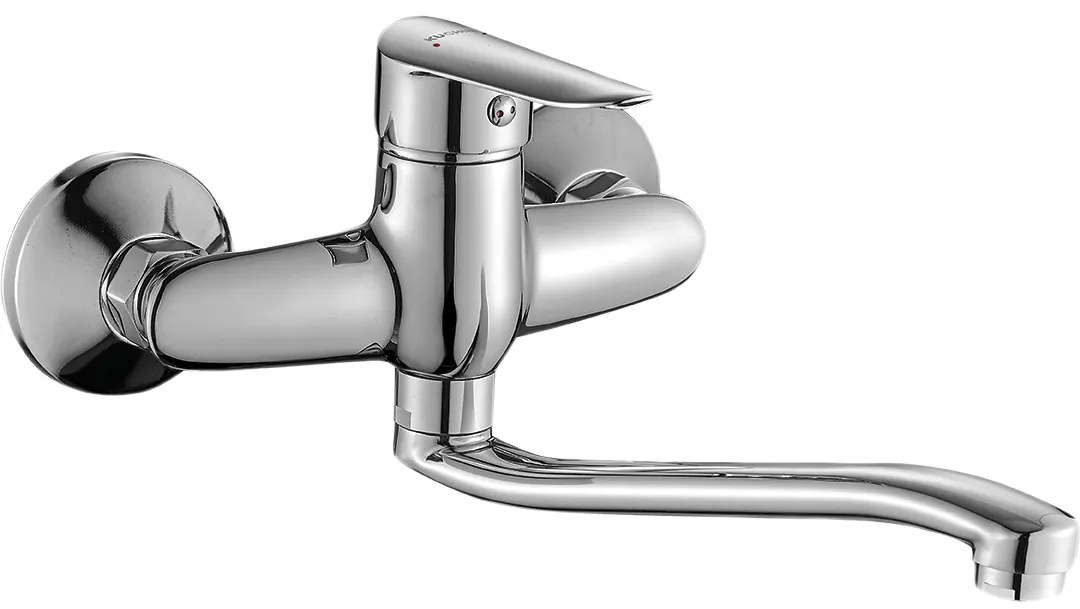 Kuchinox Cento, nástenná umývadlová batéria, chrómová, LAV-BKC_050D