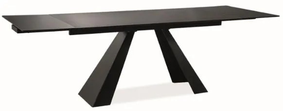 Jedálenský stôl Salvadore, 160 x 90 cm, čierna