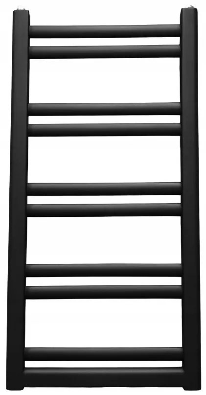 Regnis Retro, vykurovacie teleso 540x1280mm, 518W, čierna matná, RETRO128/50/D500/BLACK