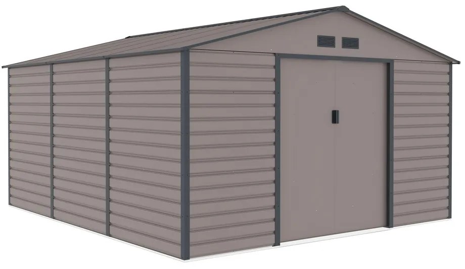 Záhradný domček G21 GAH 1300 - 340 x 382 cm, šedý 63900581