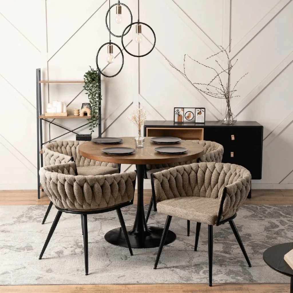 PROXIMA.store - Čalúnená jedálenska stolička EMPOLI FARBA: béžová