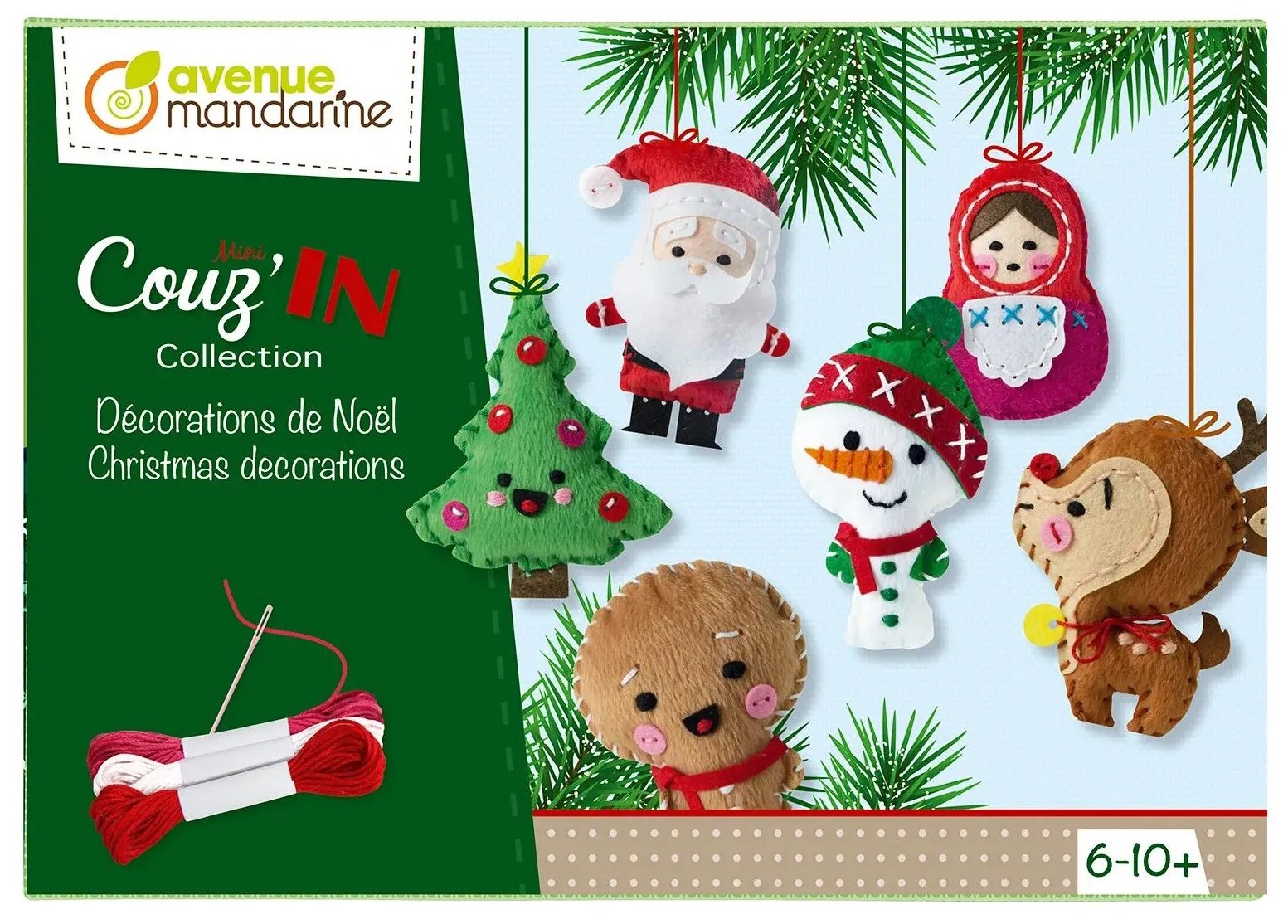 Kreatívna súprava – vianočné dekorácie na ušitie