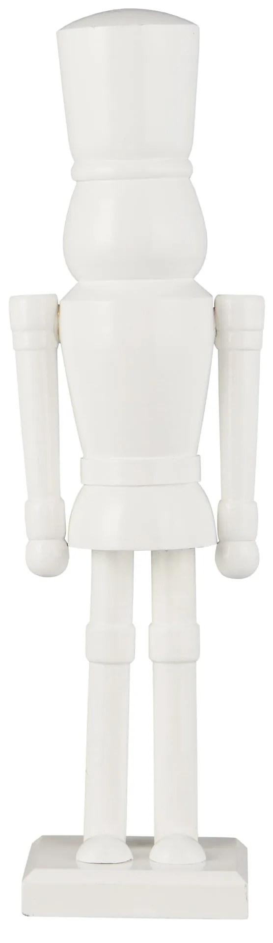 Ib Laursen Drevená soška Nutcracker Rounded Feet White 30 cm