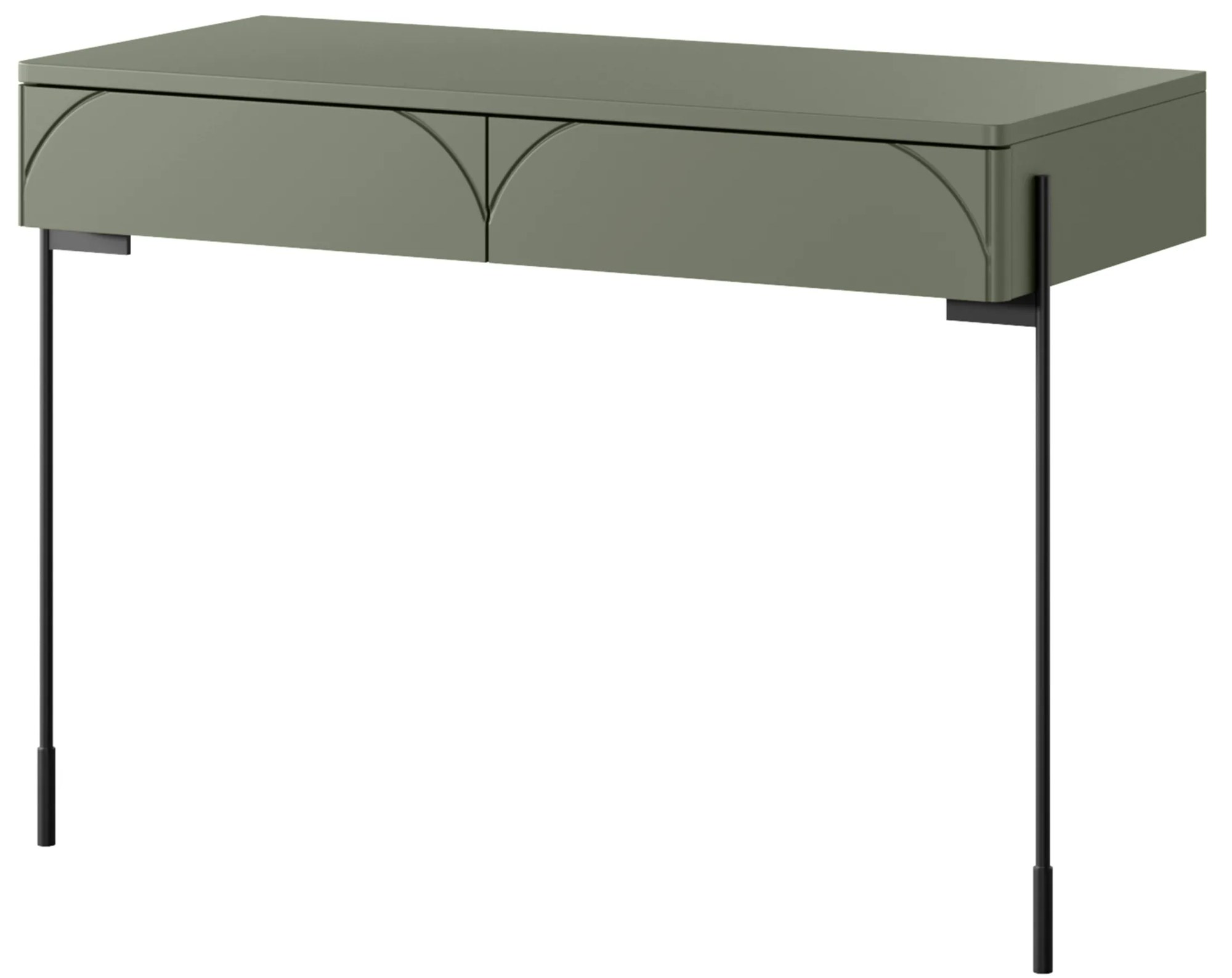 Konzolový / Toaletný stolík Sonatia 104 cm - olivová