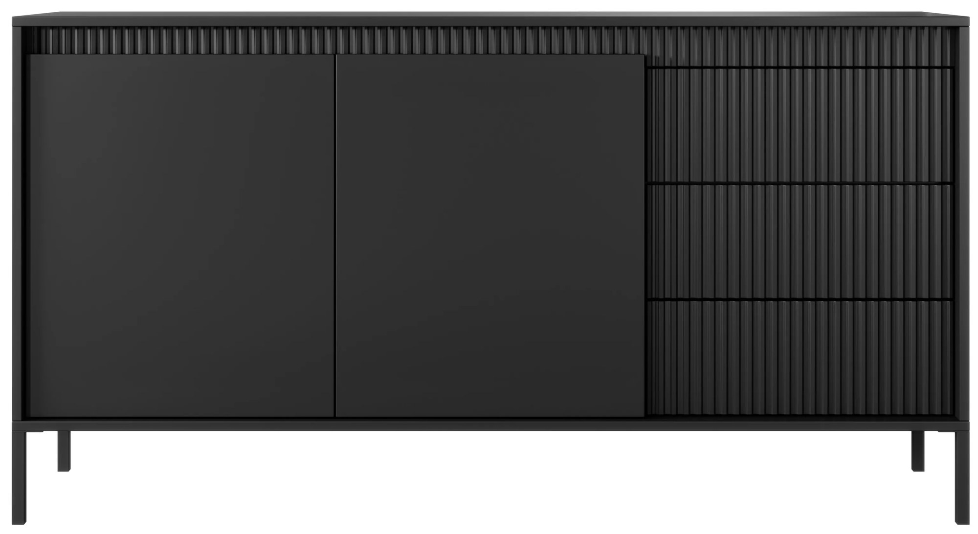 LAS Komoda Senso 153 - čierna LAS Komoda Senso 153 - čierna