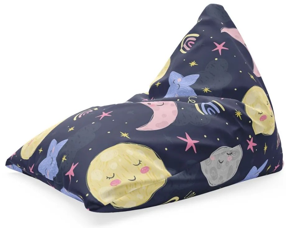 Sedací vak Triangl detské nebo, farebná