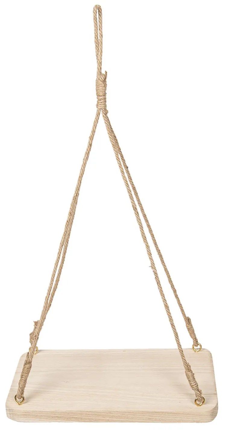 Závesná drevená polička - 40 * 25 * 5 cm Závesná drevená polička - 40 * 25 * 5 cm