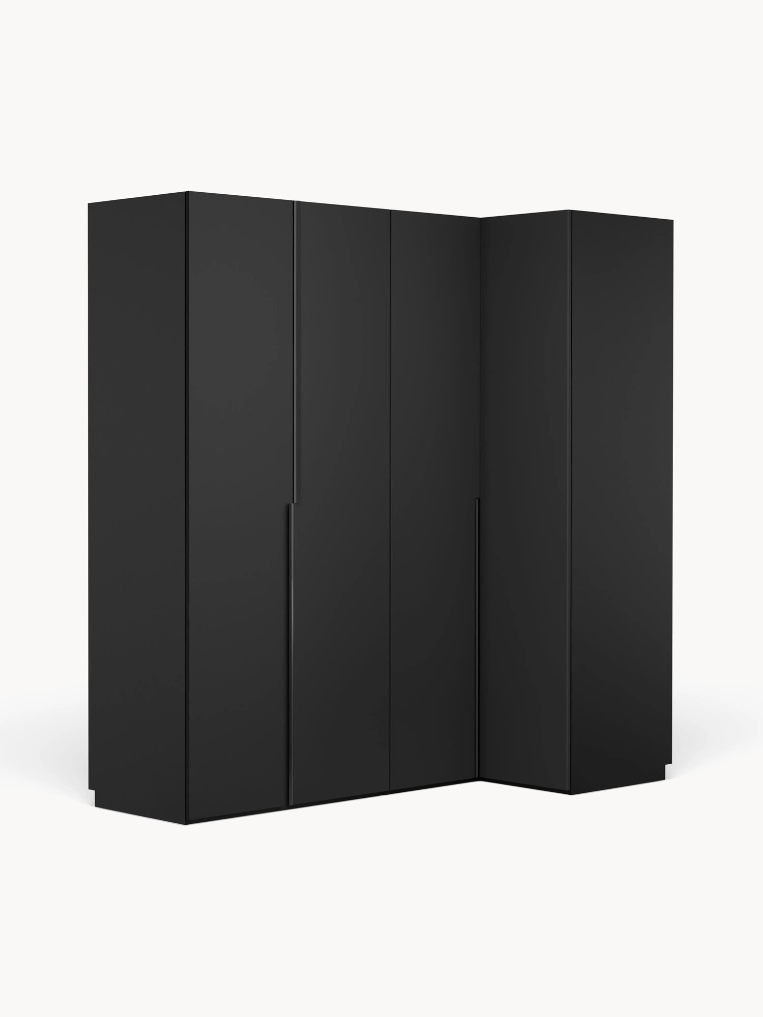 Modulárna rohová šatníková skriňa Leon, Š 215 cm