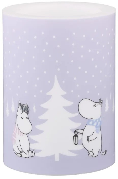 LED sviečka Moomin Snowfall 10cm