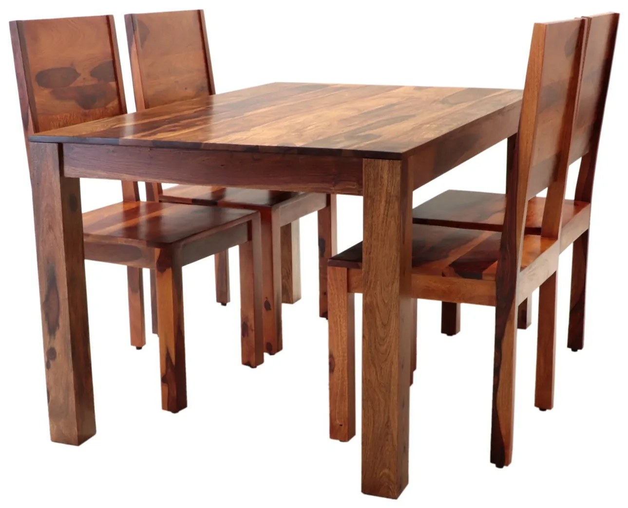 furniture-nabytek.cz - Jedálenský set pre 4 osoby Gani z indického masívu palisander