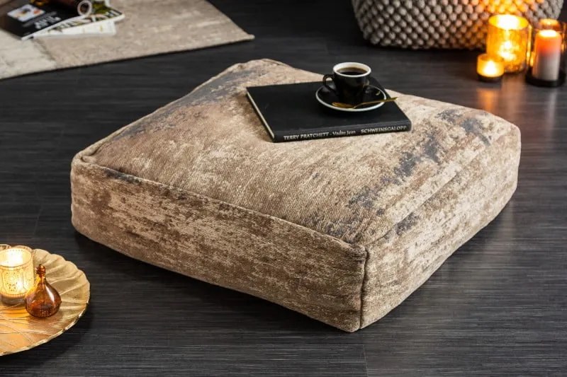 Vankúš na podlahu Modern Art 70cm hnedá