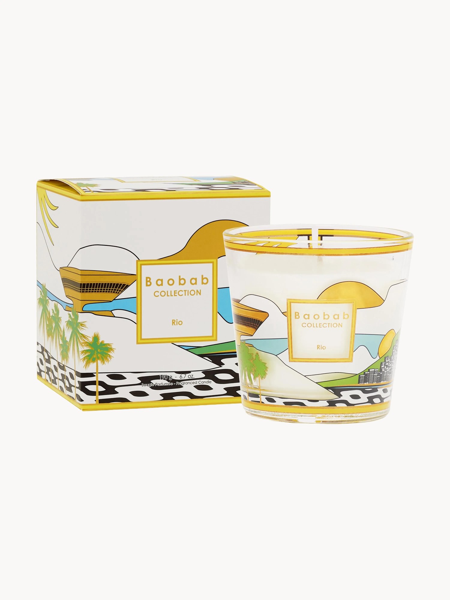 Vonná sviečka My First Baobab Rio (bergamot, kardamóm a pižmo)