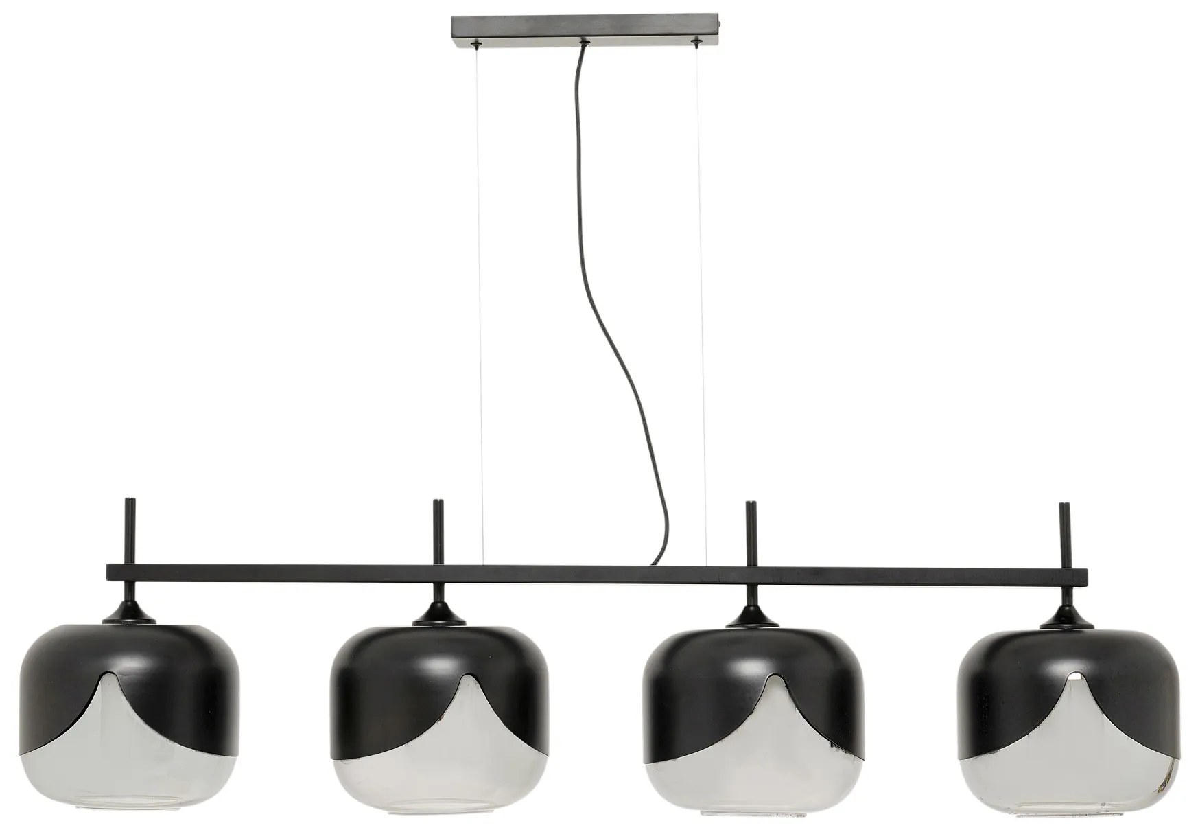 Goblet Quattro visiaca lampa čierna