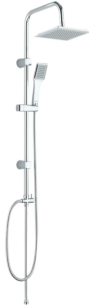 Kuchinox Hiro, sprchový stĺp s hlavovou a ručnou sprchovou hlavicou, chrómová, LAV-PKH_00KX