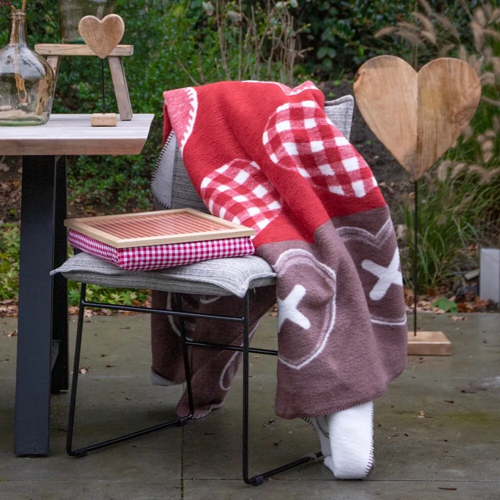 Podnožka z recyklovaného jilmového dreva - 25 * 12* 20cm