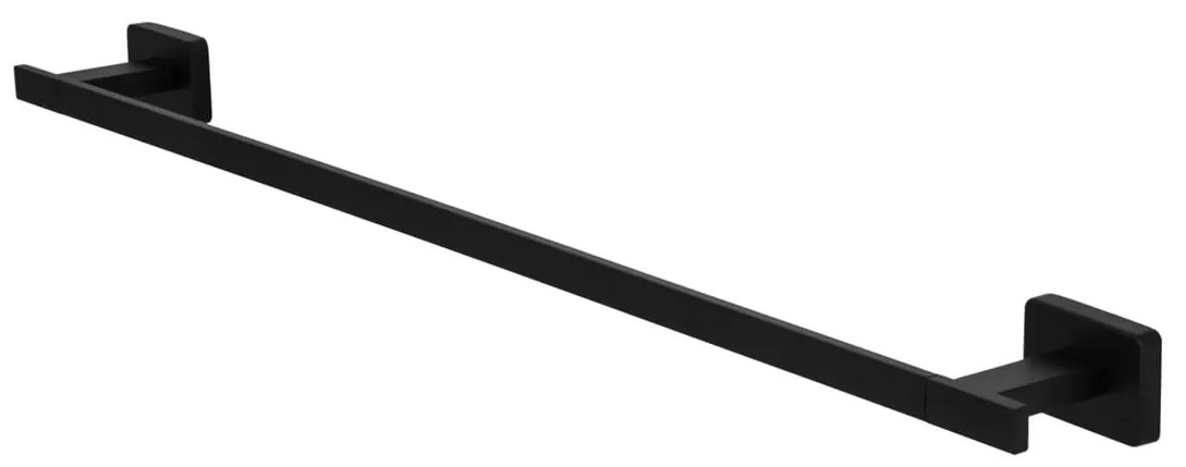 Gamma Caro, 1-radový držiak na uteráky 63cm, čierna matná, GMA-URD-CARO-BK