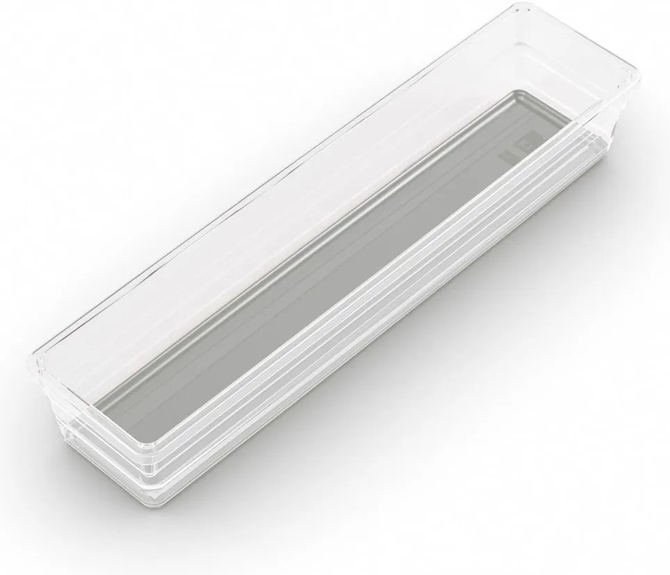 Curver Úložný box Sistema 4 - 30x7,5x5cm sivý