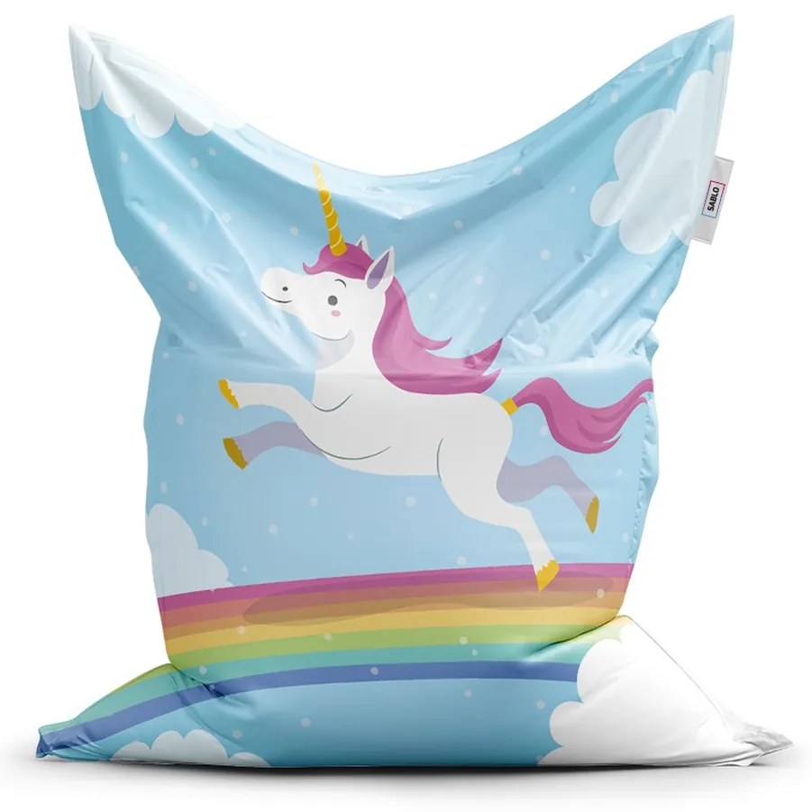 Sedací vak Classic jednorožec - detský, farebná
