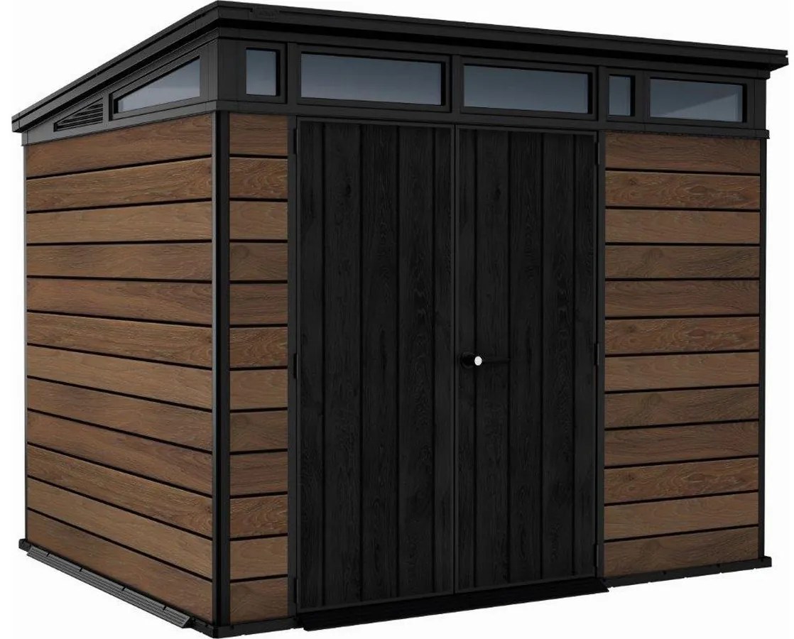 Keter PENT Signature 9 x 7 Walnut, s podlahou