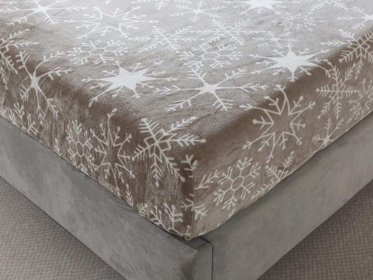 XPOSE® Mikroplyšová plachta JON Exclusive - sivá 90x200 cm