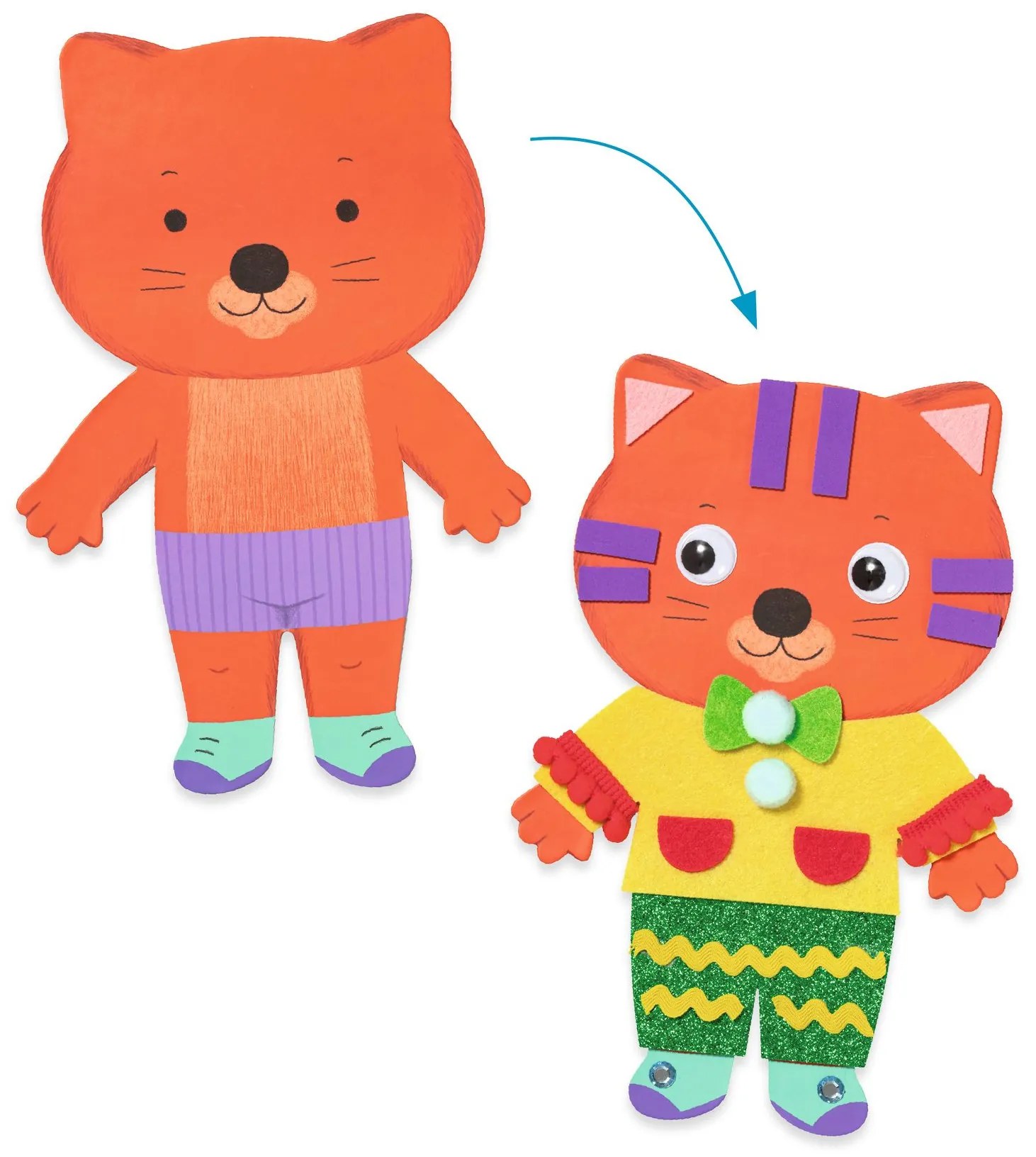 Výtvarná hra - koláže pre najmenších - Zvieratká