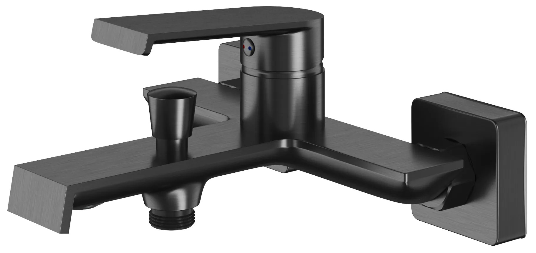 Gamma Axel, nástenná vaňová batéria, grafitová, GMA-BALW-GG