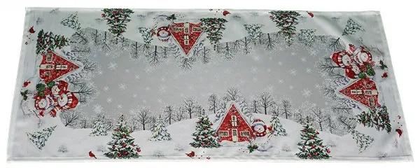 Obrus Rodinka Snehuliakov 40x90 cm