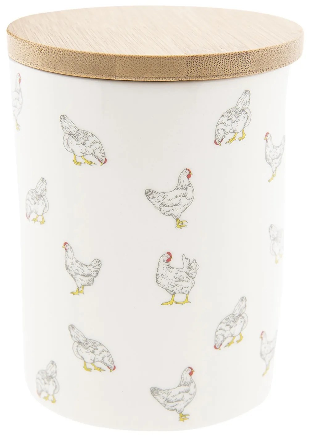 Keramická dóza Lucky Chicken - Ø 10*13 cm Keramická dóza Lucky Chicken - Ø 10*13 cm