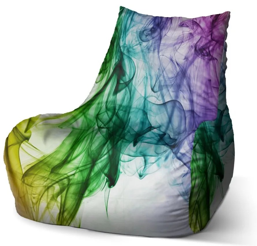 Sedací vak Bean farebný efekt, farebná