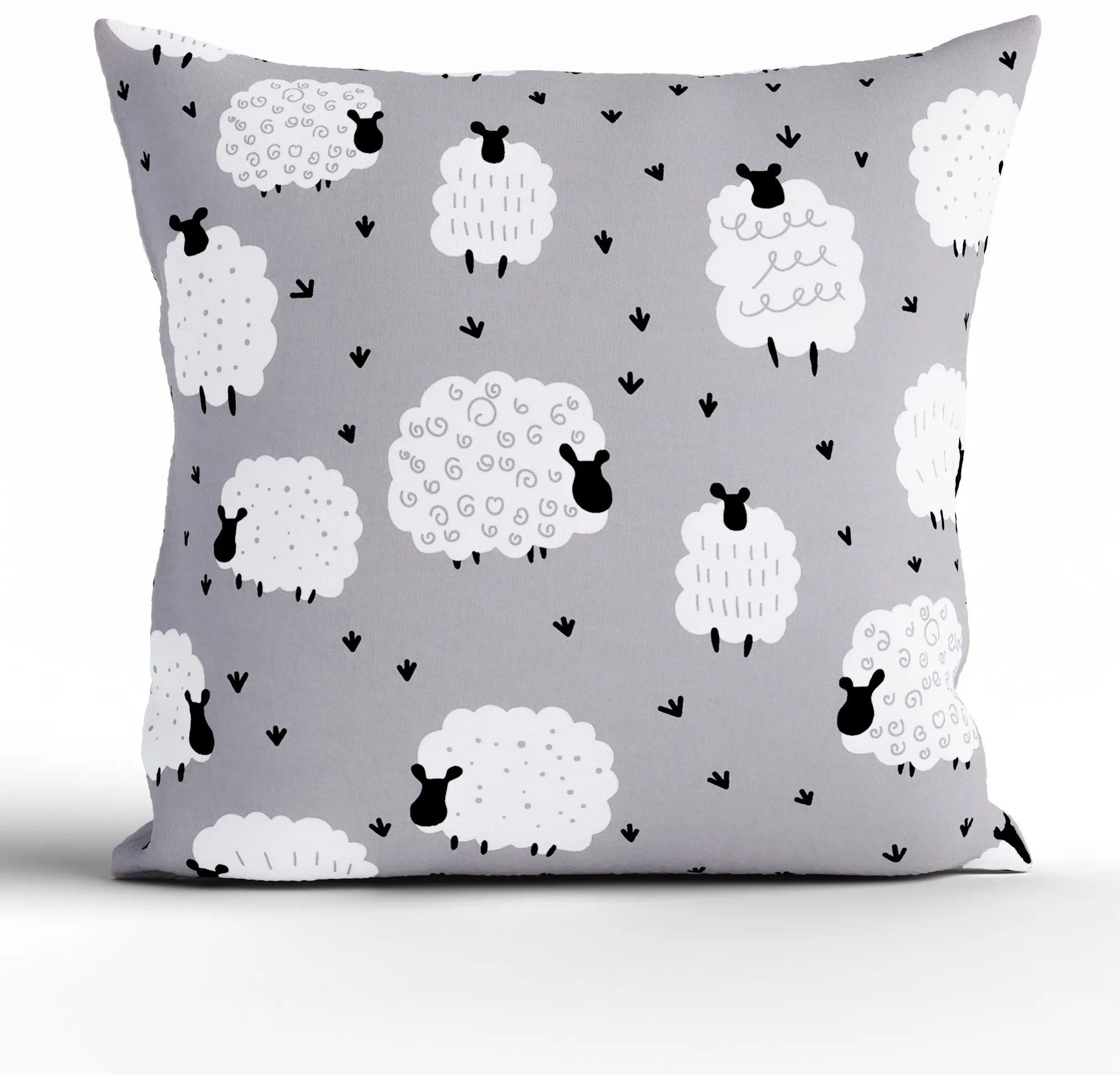 Bavlnená obliečka na vankúš Renforcé 40 × 40 cm - Ovečky