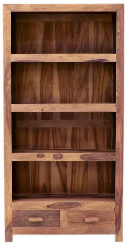 Knižnica Kali 90x180x35 indický masív palisander Natural Knižnica Kali 90x180x35 indický masív palisander Natural