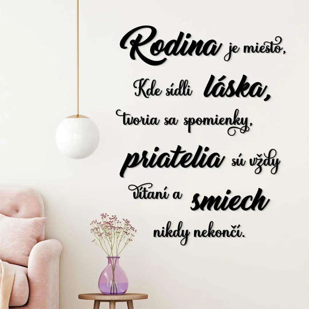 DUBLEZ | Nalepovací citát o rodine, láske a priateľstve