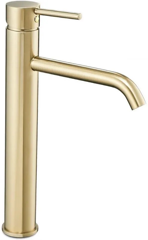 Rea Lungo, vysoká umývadlová batéria h-280, zlatá lesklá, REA-B9409