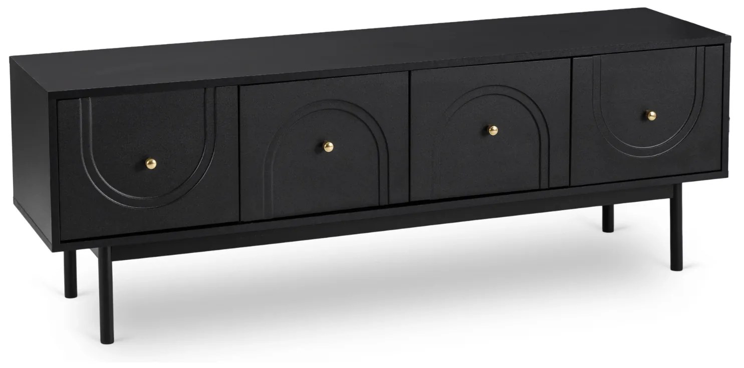 PROXIMA.store - TV stolík MARLEN FARBA: čierna