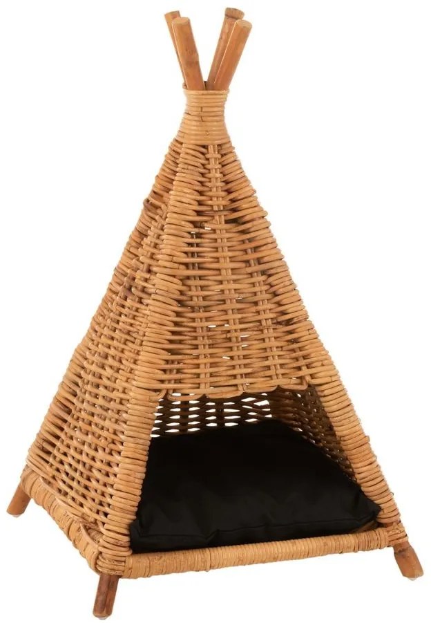 Ratanový pelech Miauw Miauw pre mačku - 45 * 45 * 72 cm