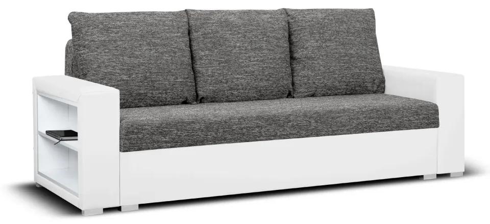 Rozkladacia pohovka MILAN I Sivá/Biela