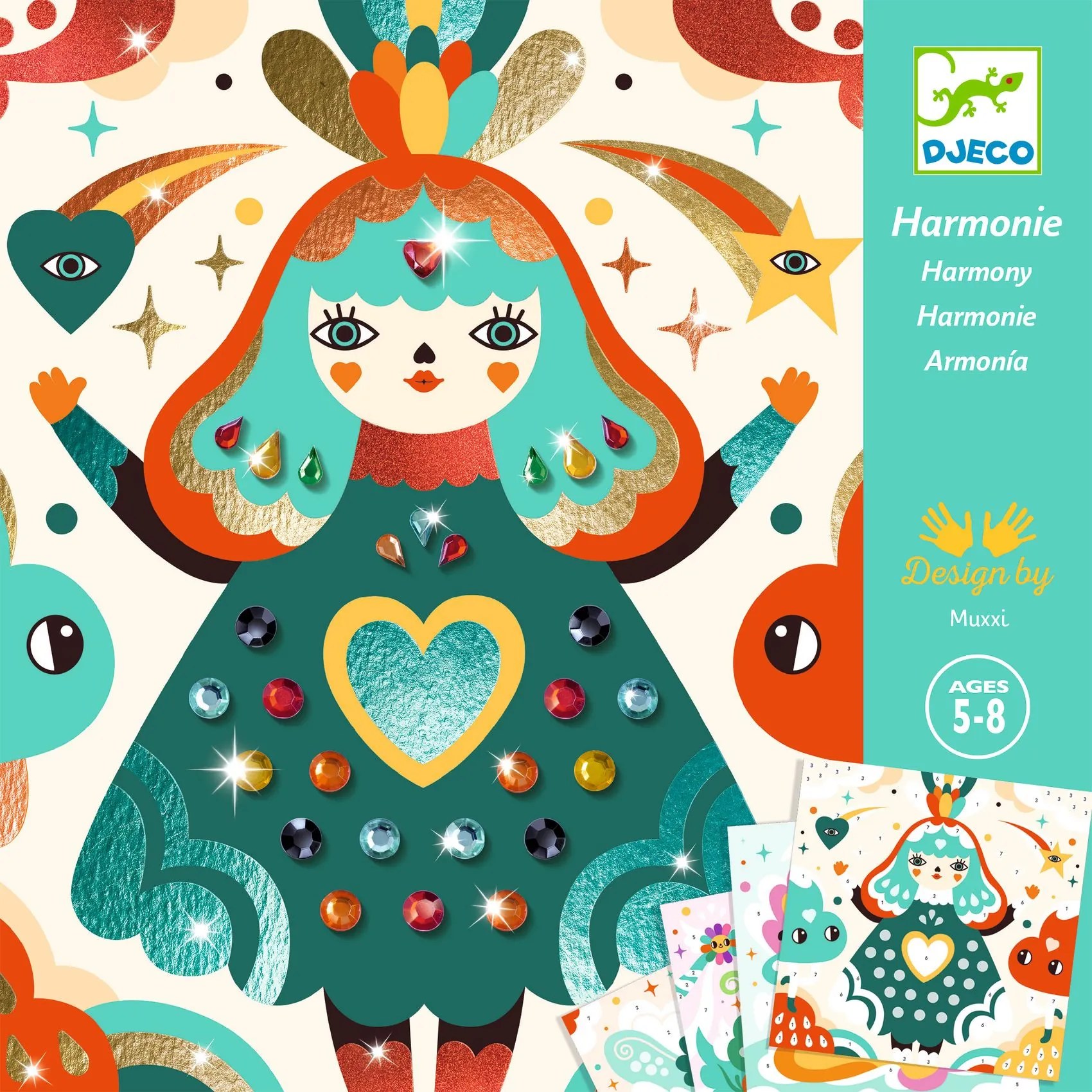 Kreatívna hra s metalickou fóliou a kamienkami - Harmónia