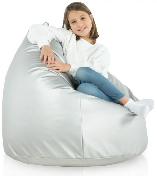 Sedací vak BAG Sako XL Ekokoža Farba: 22.Silver