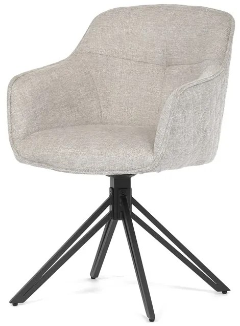 BONTEC Jedálenská stolička, béžová, látka, HC-533 CRM2 Farba: Béžová