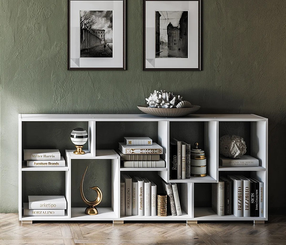 Regál Penola A - biela