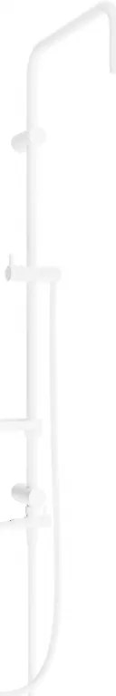 Mexen X, sprchový stĺp, sprchová hadica 150cm, mydelnička, prepínač sprchy, biela, 7939199-20