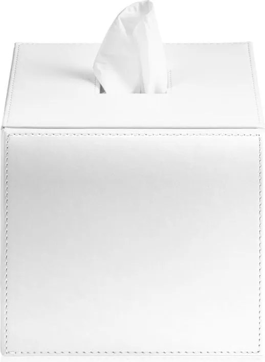 Box na vreckovky Brownie štvorcový biely