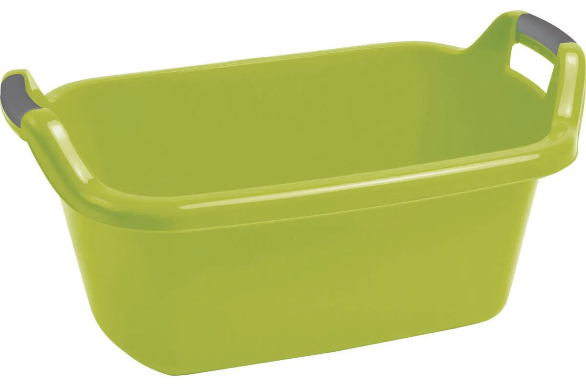 Curver Vanička oválna s ušami 35l zelená