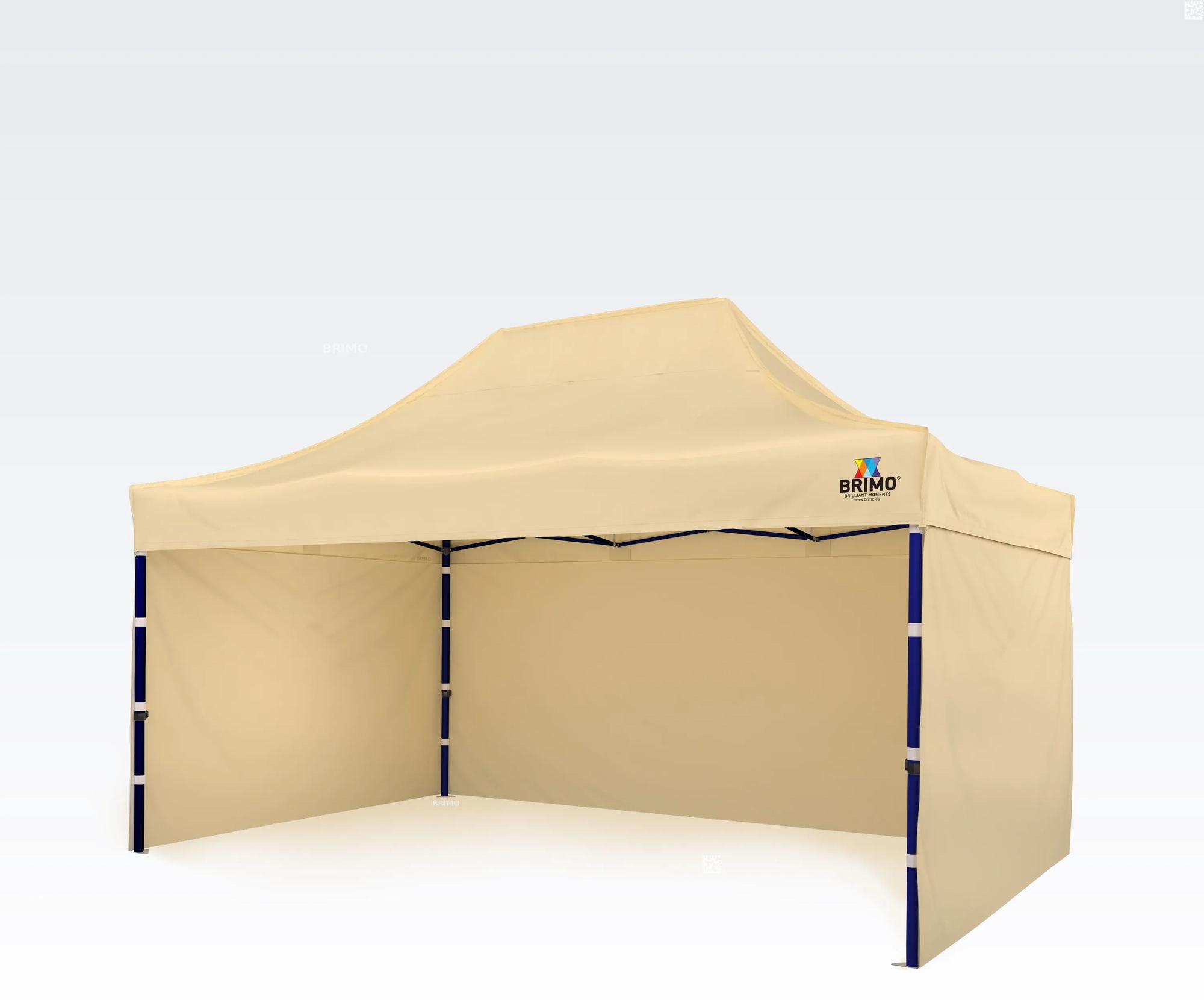 BRIMO Párty stánky 3x4,5m - s 3 stenami - Béžová 23