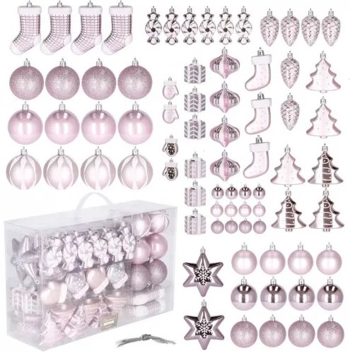 Vianočné ozdoby na stromček 77 ks SPRINGOS CA0158