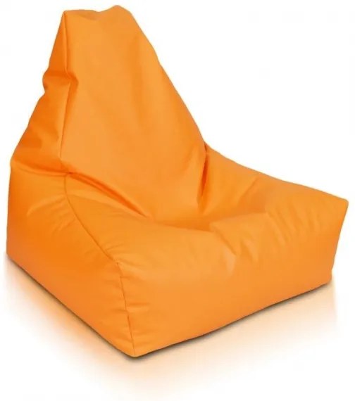 Sedací vak INTERMEDIC KEIKO S ekokoža Farba: E04 - Oranžová pomaranč (ekokoža)