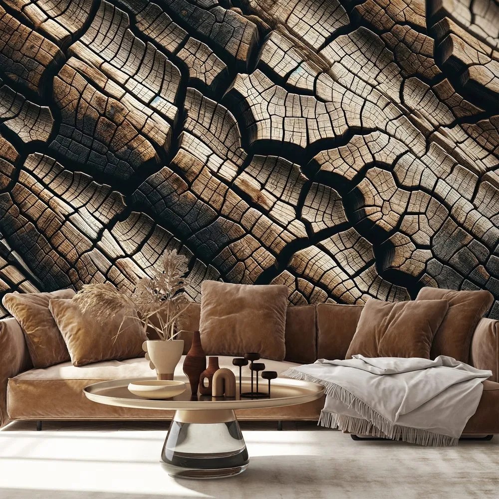 Tapeta prírodná textúra dreva