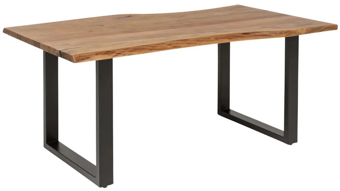 furniture-nabytek.cz - Masívny jedálenský stôl Bullwer z akácie, lakovaný, hnedý – 140×90 cm