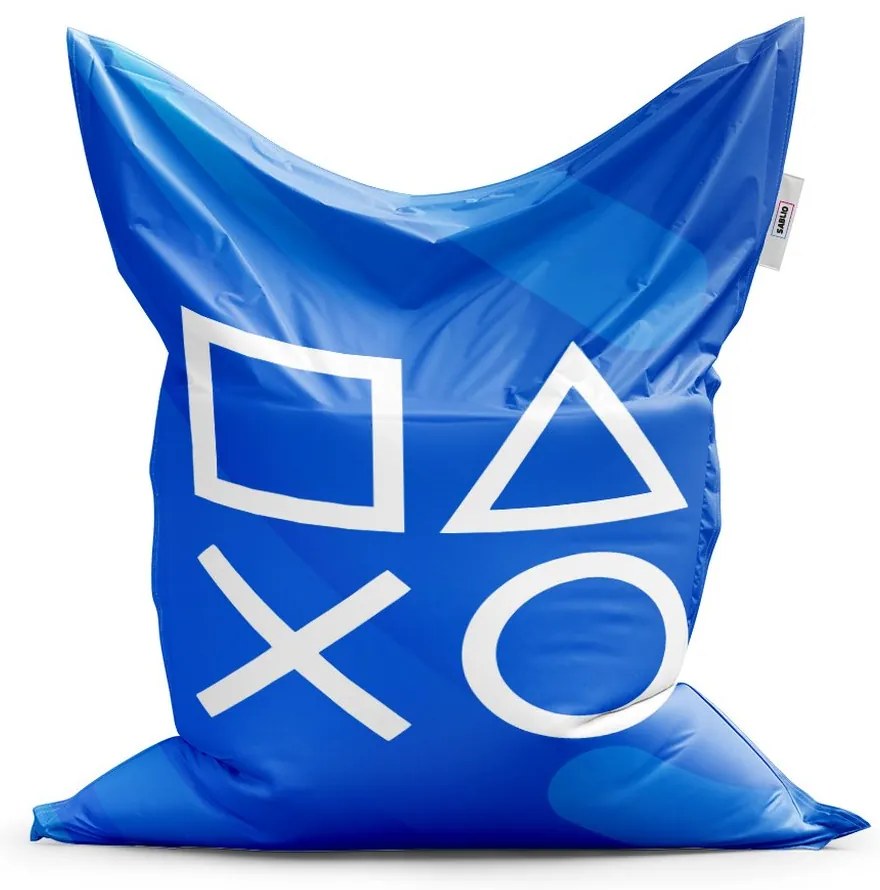 Sedací vak Classic konzola 2 - detský, modrá